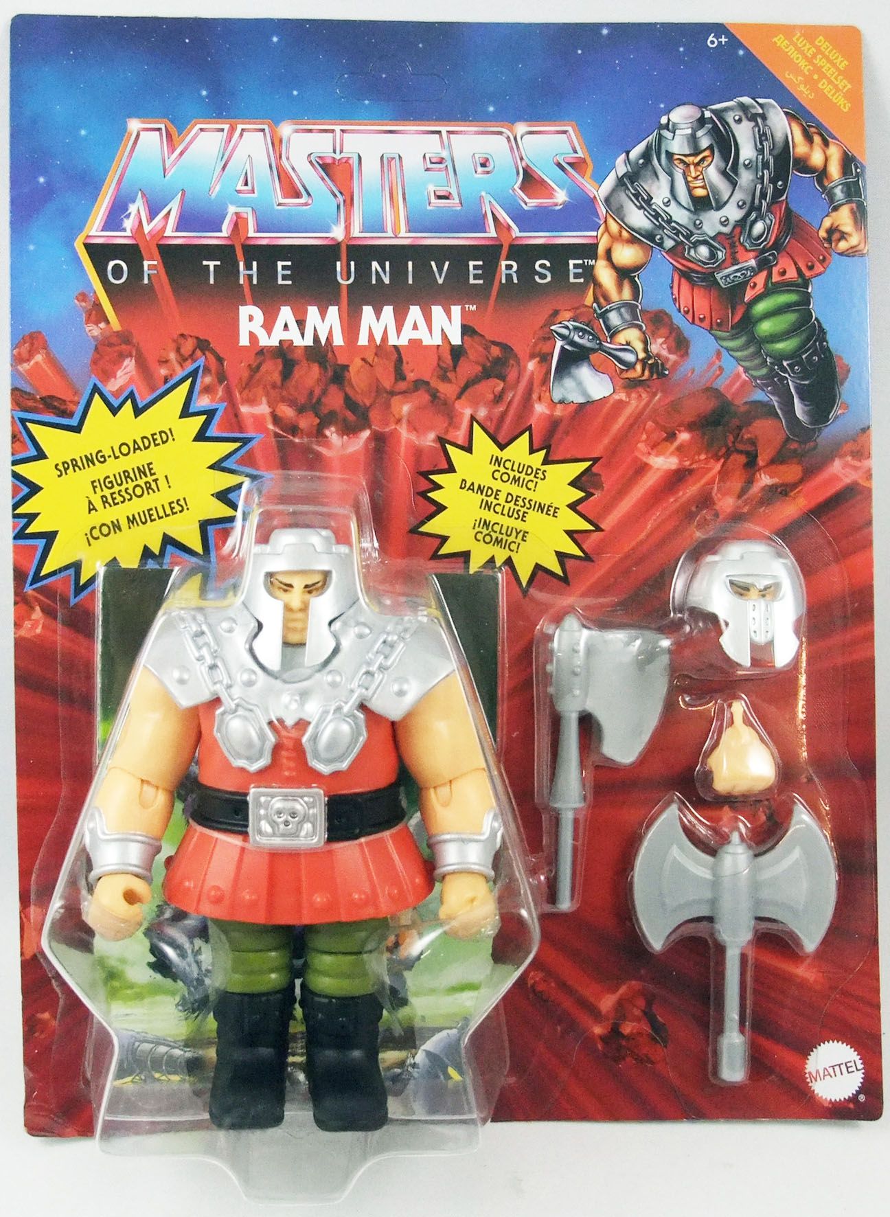 Version Europe Les Maitres de l'Univers Origins He-Man Musclor 