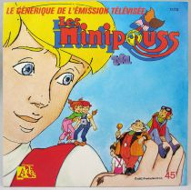 Les Minipouss - Disque 45Tours - Bande Originale Série TV - Disques Ades 1985