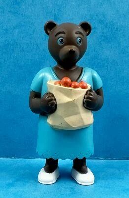 Les mondes de Petit Ours Brun - Bayard Presse PVC Figure - Mam\'Bear with shopping bag