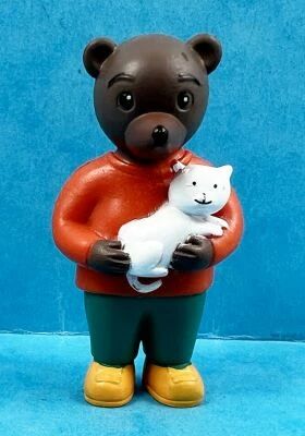 Les mondes de Petit Ours Brun - Bayard Presse PVC Figure - Petit Ours Brun and the little white cat