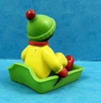 Les mondes de Petit Ours Brun - Bayard Presse PVC Figure - Petit Ours Brun on a sled