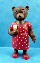 Les mondes de Petit Ours Brun - Figurine PVC Bayard Presse - Maman Ours Brun mange une glace