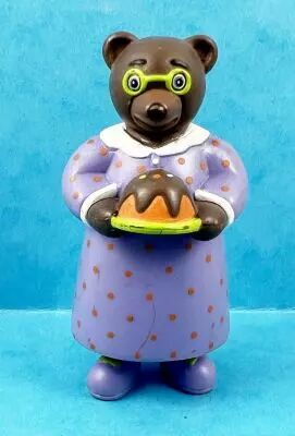 Les mondes de Petit Ours Brun - Figurine PVC Bayard Presse - Mamie Ours Brun et le g�teau