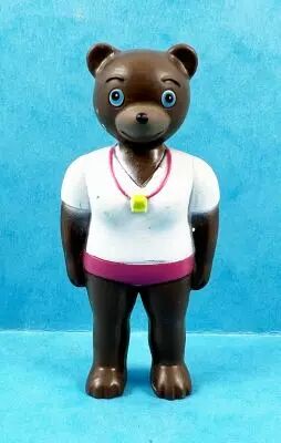 Les mondes de Petit Ours Brun - Figurine PVC Bayard Presse - Oursonne ma�tre-nageuse