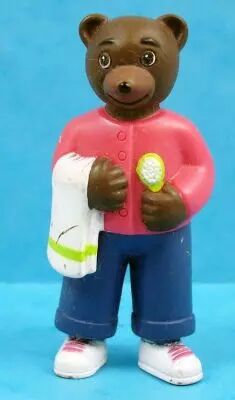 Les mondes de Petit Ours Brun - Figurine PVC Bayard Presse - Papa Ours Brun et la brosse � dents