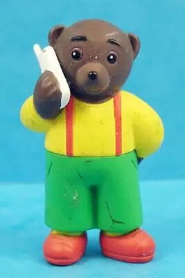 Les mondes de Petit Ours Brun - Figurine PVC Bayard Presse - Petit Ours Brun au t�l�phone