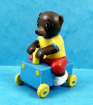 Les mondes de Petit Ours Brun - Figurine PVC Bayard Presse - Petit Ours Brun en voiturette