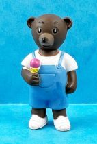 Les mondes de Petit Ours Brun - Figurine PVC Bayard Presse - Petit Ours Brun mange une glace