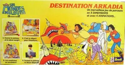 Les Mondes Engloutis - Jeu de soci�t� \'\'Destination Arkadia\'\' - Ceji-Revell