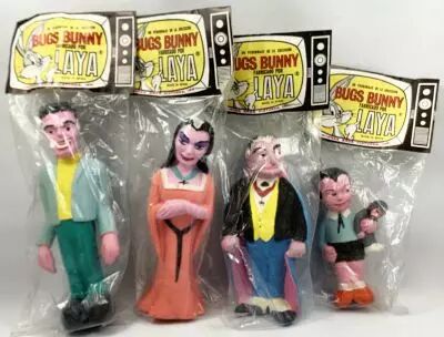 Les Monstres - S�rie de 4 Pouets Laya (neufs en sachet)
