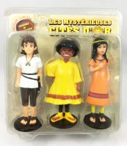 Les Mysterieuses Cités d\'Or - Set de 3 Figurines PVC - Esteban, Zia & Tao