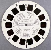 Les Papillons - 3 Disques View-Master 3D sans Pochette R&eacute;f. D 117-F