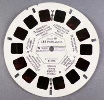 Les Papillons - 3 Disques View-Master 3D sans Pochette R&eacute;f. D 117-F