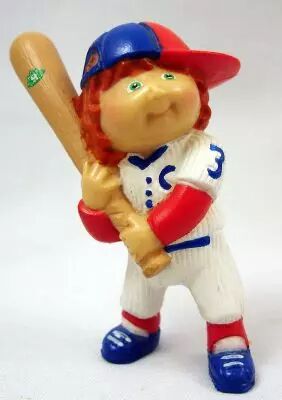 Les Patoufs - Figurine PVC 1984 - Gar�on avec batte de baseball