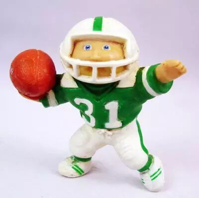 Les Patoufs - Figurine PVC 1984 - Gar�on joueur de football americain