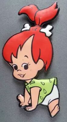 Les Pierrafeu - Figurine Publicitaire Mio Locatelli Plastique Souple Silhouette - N�212 P�pite