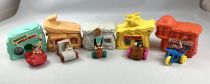 Les Pierrafeu - Happy Meal McDonald - Set de 5 personnages Flintstones 