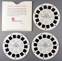 Les Pierrafeu - Pochette de 3 Disques Gaf View-Master Pebbles and Bamm-Bamm R&eacute;f B 520