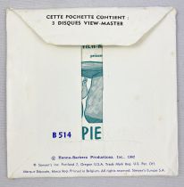 Les Pierrafeu - View-Master (Sawyer\'s Inc.) - Pochette de 3 disques (21 images stéréo) et Livret