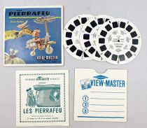 Les Pierrafeu - View-Master (Sawyer\'s Inc.) - Pochette de 3 disques (21 images stéréo) et Livret