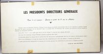 Les Présidents Directeurs Généraux - Board Game - Editions Miro Company 1967