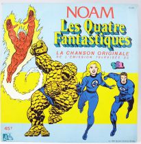 Les Quatre Fantastiques - Disque 45Tours - Thème interprété par Noam - Adès Disques 1980