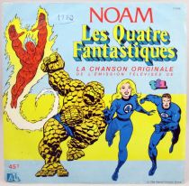 Les Quatre Fantastiques - Disque 45Tours - Thème interprété par Noam - Adès Disques 1980