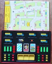 Les Routiers sont Sympa  Max Meynier  - Board Game - Ematec Majorette with 6 Saviem Dunlop Trucks