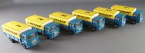 Les Routiers sont Sympa  Max Meynier  - Board Game - Ematec Majorette with 6 Saviem Dunlop Trucks