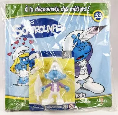 Les Schtroumpfs : A la d�couverte des m�tiers - DeAgostinin / Altaya - n33 Schtroumpfs Ecrivain