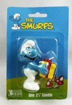 Les Schtroumpfs - Bougie (Bakery Crafts) - Schtroumpf avec Cadeau (neuf sous blister)