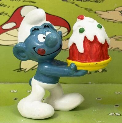 Les Schtroumpfs - Bully - 20100 Schtroumpf gourmand gateau