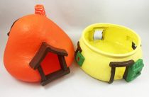Les Schtroumpfs - Bully - Maison de Schtroumpfs (jaune clair et orange) en boite