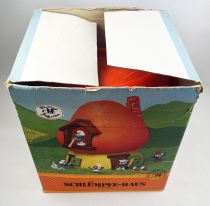 Les Schtroumpfs - Bully - Maison de Schtroumpfs (jaune clair et orange) en boite