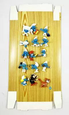 Les Schtroumpfs - Coffret de 15 mini-figurines Schtroumpfs - Exclusivit� Albert Heijn (Hollande)
