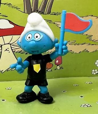 Les Schtroumpfs - Figurine D�montable Premium Kinder Surprise - Schtroumpf Arbitre de Touche
