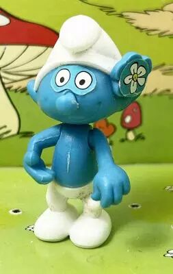 Les Schtroumpfs - Figurine D�montable Premium Kinder Surprise - Schtroumpf Coquet