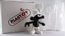 Les Schtroumpfs - Figurine Résine Collectoys N° 155 - Schtroumpf Noir Neuf Boite Blanche