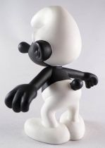 Les Schtroumpfs - Figurine Résine Collectoys N° 155 - Schtroumpf Noir Neuf Boite Blanche