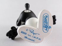 Les Schtroumpfs - Figurine Résine Collectoys N° 155 - Schtroumpf Noir Neuf Boite Blanche