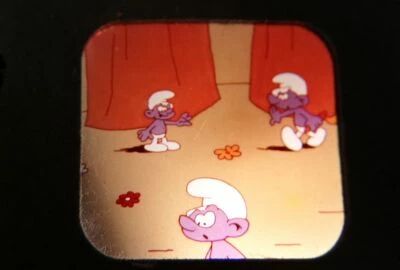 Les Schtroumpfs - L\'�uf - 3 Disques View-Master 3D sans Pochette R�f. BD 172-F