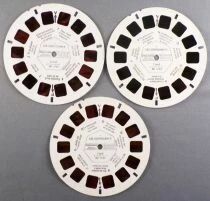 Les Schtroumpfs - L\'�uf - 3 Disques View-Master 3D sans Pochette R&eacute;f. BD 172-F