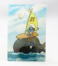 Les Schtroumpfs - La Roche aux Fées Carte Visiomatic - Schtroumpf Wind-Surfeur