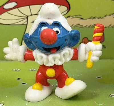 Les Schtroumpfs - McDonald\'s 1996 (20090) Schtroumpf Clown (MD9603)