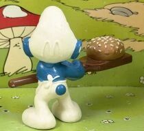 Les Schtroumpfs - McDonald\'s 1996 (20113) Schtroumpf boulanger (pain s&eacute;same) (MD9605)