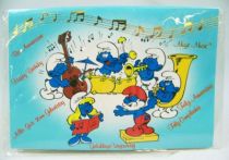 Les Schtroumpfs - Papo 1983 - Lot de 6 Cartes de Voeux Musicales Schtroumpfs