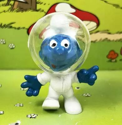 Les Schtroumpfs - Schleich - 20003 Cosmoschtroumpf (Made in Portugal)