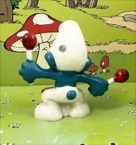 Les Schtroumpfs - Schleich - 20009 Schtroumpf avec tambour (rouge & jaune)
