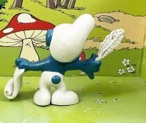 Les Schtroumpfs - Schleich - 20022 Schtroumpf Po&egrave;te (Made in Portugal)