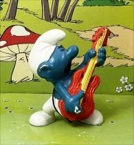Les Schtroumpfs - Schleich - 20023 Schtroumpf guitare basse
